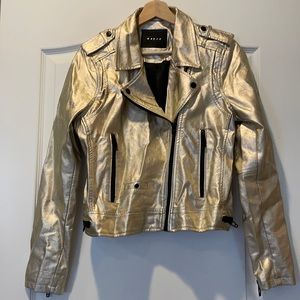 Blank NYC Gold biker jacket size M